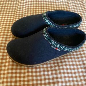 Haflinger Classic Wool Felt Clogs